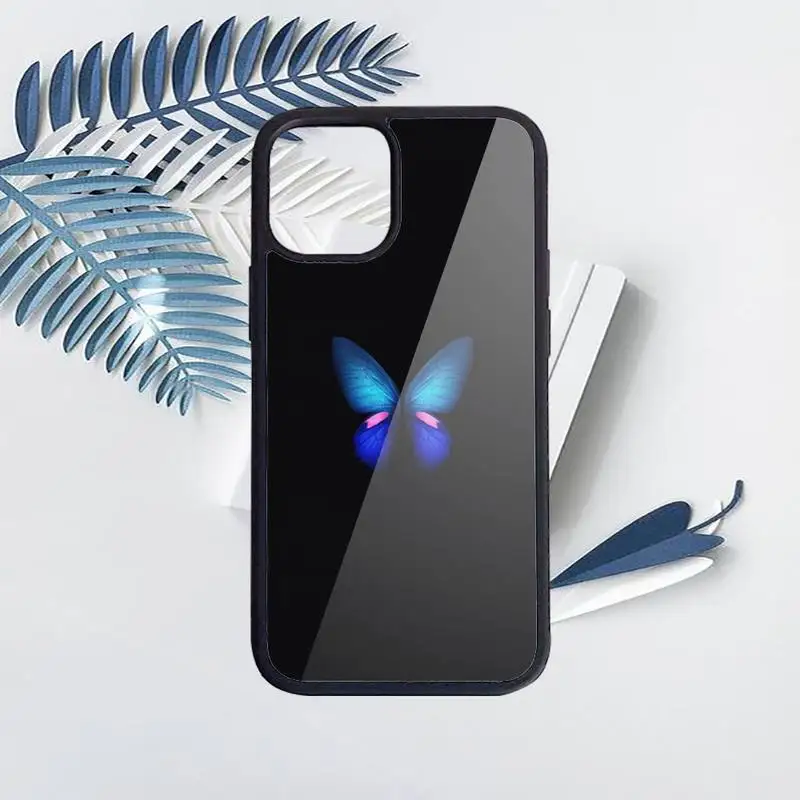 

Butterfly cute color Phone Case for iPhone 11 12 pro XS MAX 8 7 6 6S Plus X 5S SE 2020 XR Hard PC