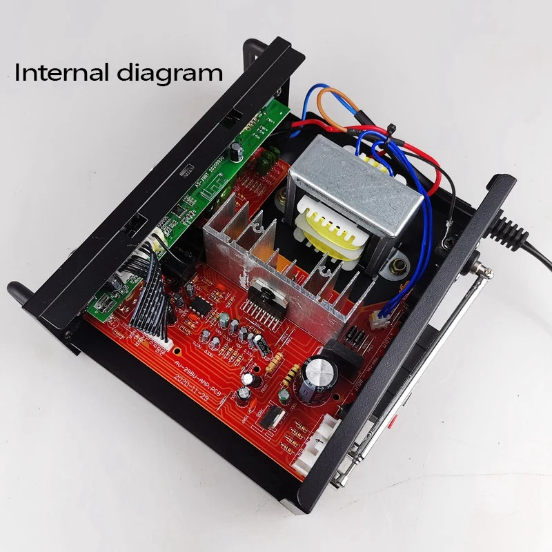 600 Вт Bluetooth стерео усилитель звука для автомобиля Home HiFi Музыка SD USB FM AMP 12 В/220 В -