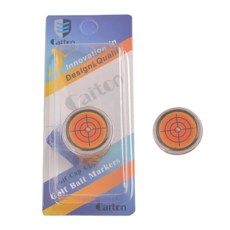 

New-Caiton Golf Slope Putting Level Reading Hat Clip, Colorful Golf Ball Markers Outdoor Sports Accessories