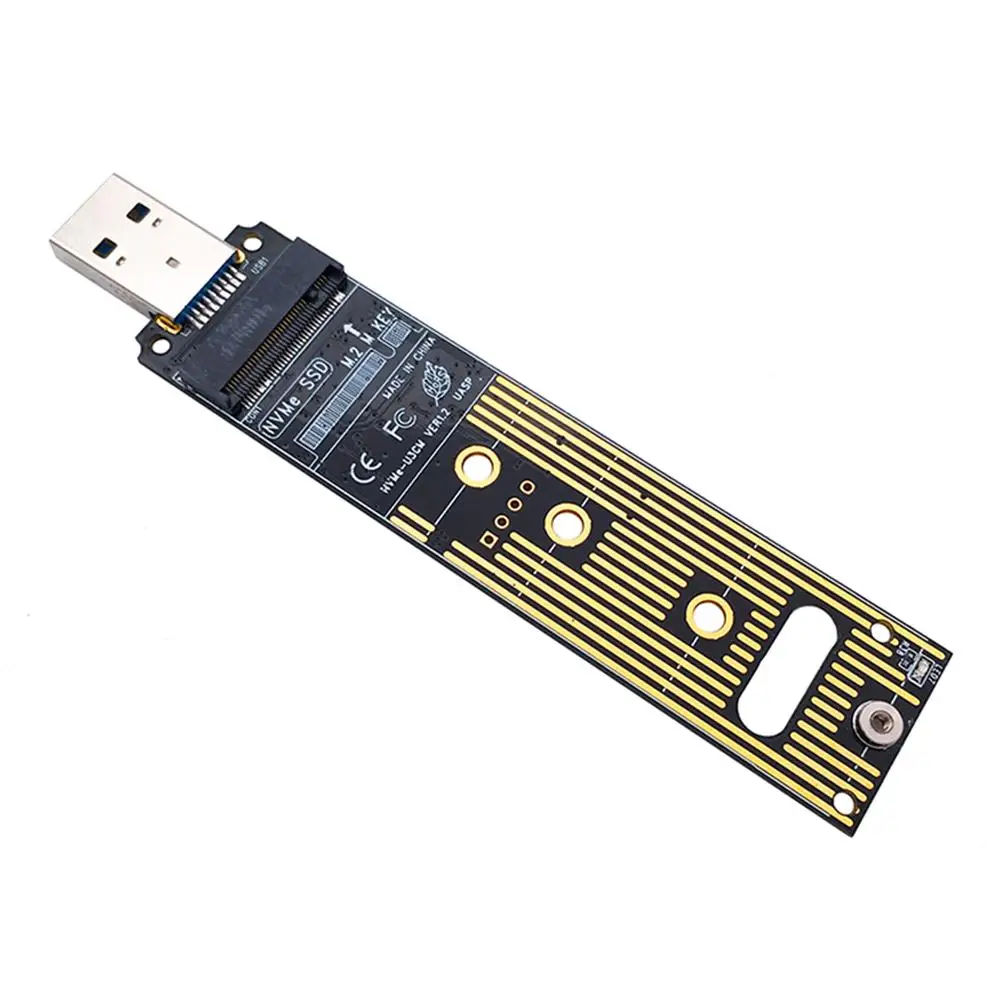 M2 SSD чехол NVME корпус M.2 на USB тип A 3 1 адаптер карта жесткий диск конвертер