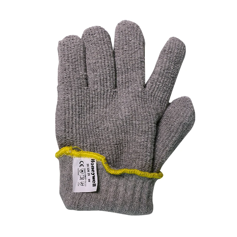 Устойчивые к порезам безопасные рабочие перчатки с высокой термозащитой серые