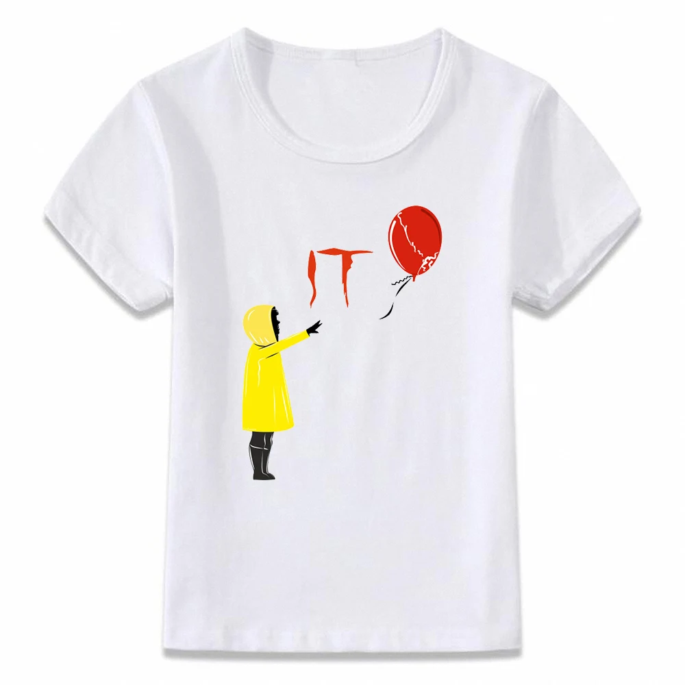 Детская одежда футболка ужас детский сад Pennywise клоун призрак лицо Чаки пила подарок на Хэллоуин мальчики девочки футболка для малыша