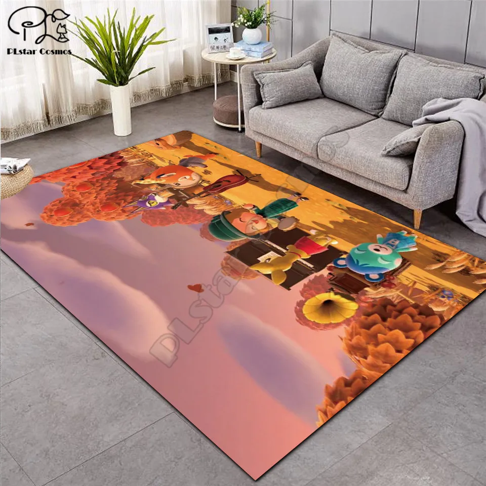 animal crossing carpet kids room soccer rug field parlor bedroom living room floor mats children large rugs home mat free global shipping