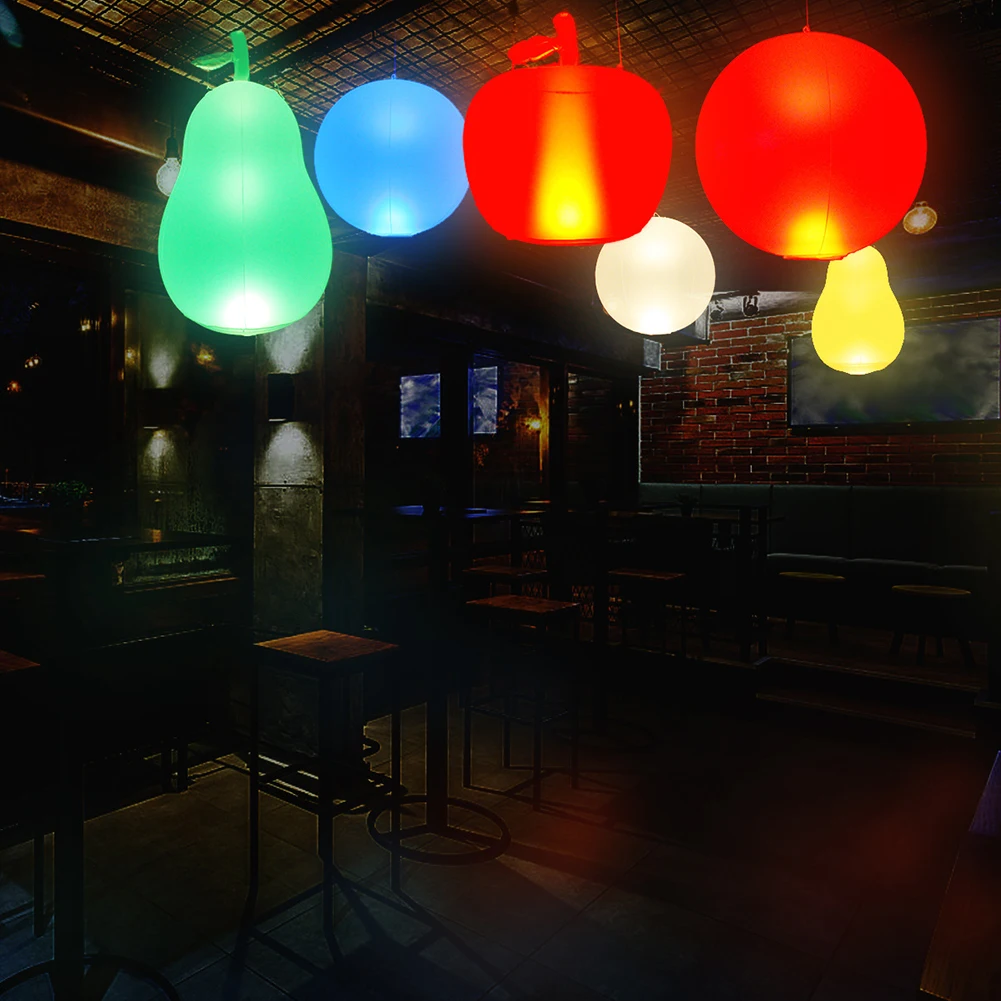 

16 Color LED PVC Inflatable Ball/Avocado Shape Landscape Light Hanging Gargen Lantern Remote Control Waterproof Pool Light