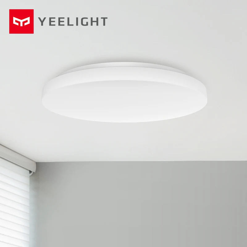 Xiaomi Yeelight светодиодный потолочный светильник 420 мм пульт дистанционного управления 24 Вт 3 передач Регулируемый пылезащитный потолочный светильник для гостиной спальни