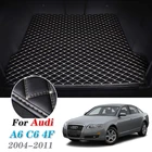 Кожаный коврик для багажника автомобиля для Audi A6 C6 4F 2004 2005 2006 2007 2008 2009 2010 2011
