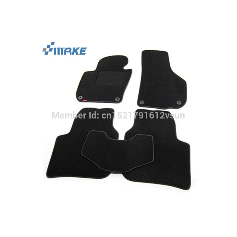 

smRKE For Skoda Superb Car Floor Mats Carpets Customized Antiskid Hydrophil Fiber Front & Rear Full Set LHD RHD