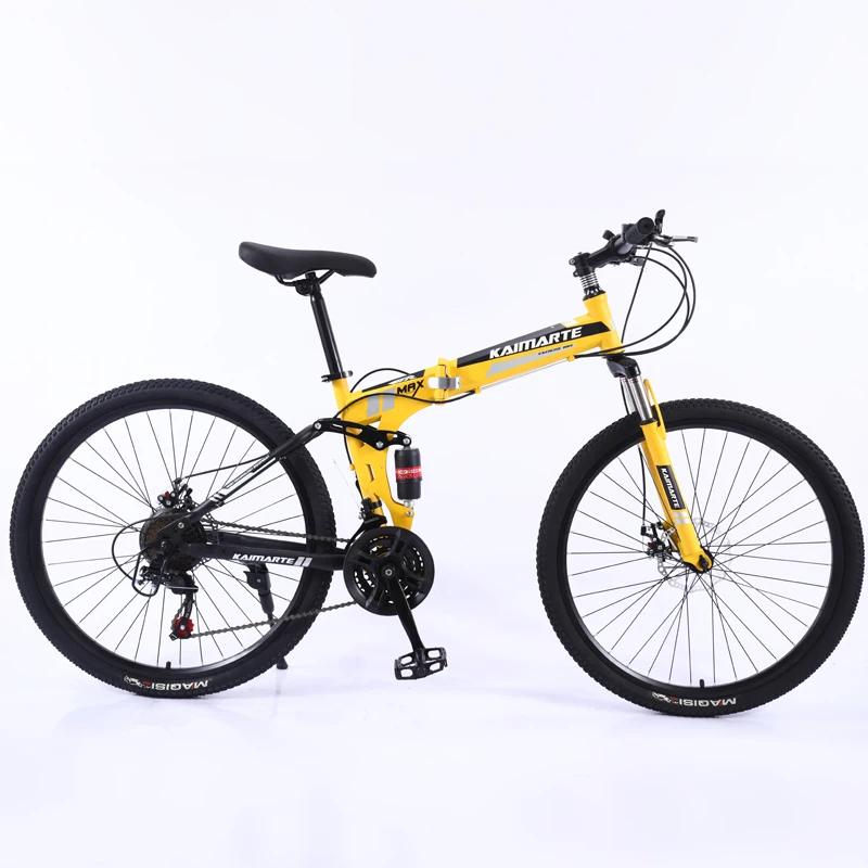 Складной горный велосипед 24/26 дюйма Новый из высокоуглеродистой стали