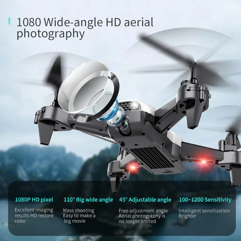 Мини Дроны с камерой hd Профессиональный rc вертолет селфи дроны Дрон Квадрокоптер