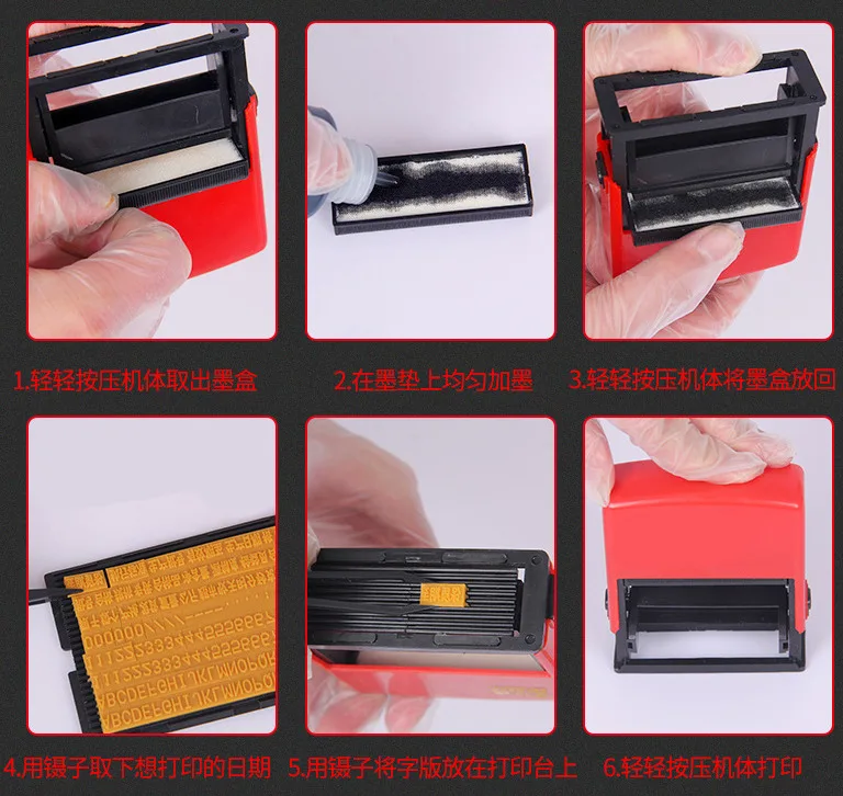 

B4 Manual Handheld Printer Code Tool Coding Date Number Printing Machine Printer