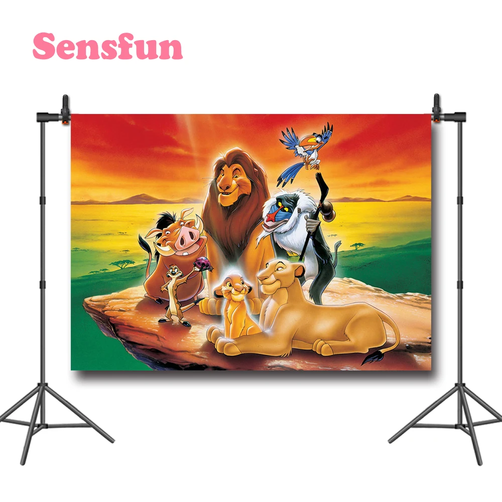 Sensfun лев Король фотография Фон Мальчики День Рождения фото фон детский душ
