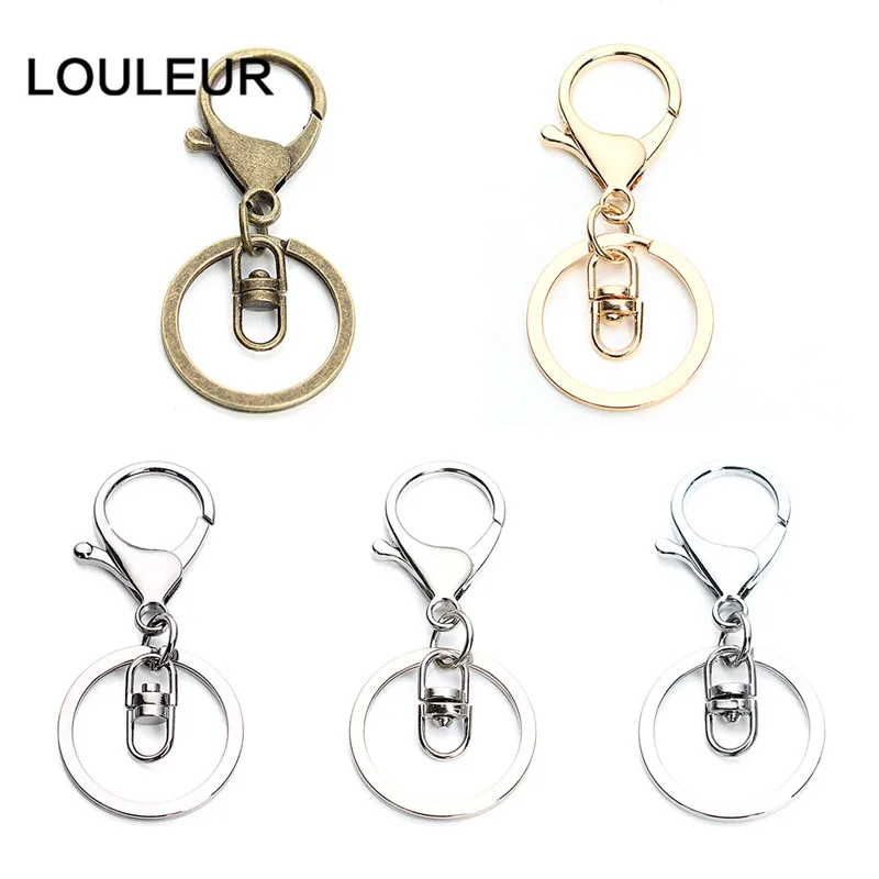 LOULEUR 5 шт./лот античная бронза KC золото Цвет Омаров застежки крючки ключи цепочки Ключи Кольца Винтаж DIY ювелирные изделия материал фурнитура