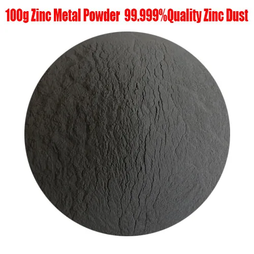 

100g Zinc Powder 99.999% General High Purity Laboratory Multifunctional