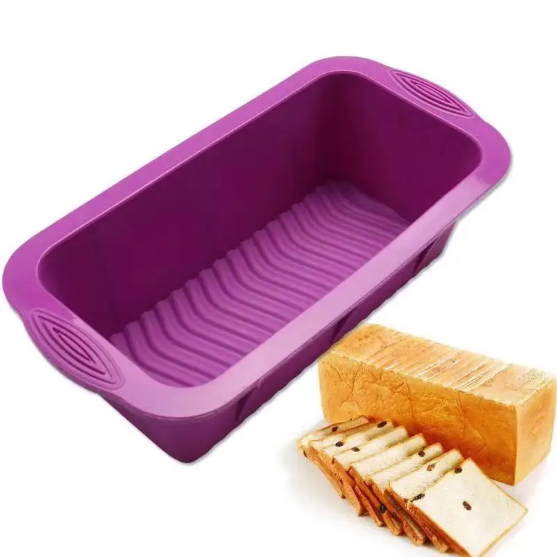 

Silicone rectangular toast box, loaf cake mold, DIY baking tool