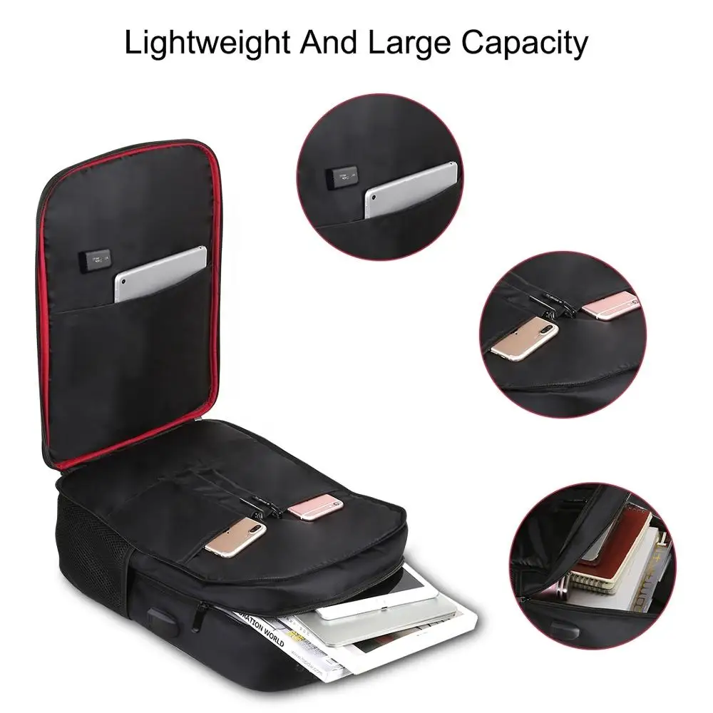 HAWEEL 14W Solar Panel Power Backpack Laptop Bag with Handle and 5V / 2.1A Max USB Charging Port | Компьютеры и офис