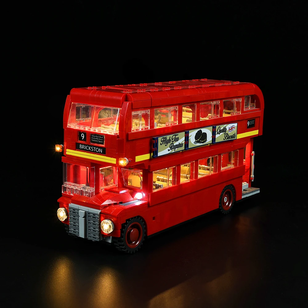 Светильник для lego CREATOR EXPERT Лондонский автобус совместимый с 10258 и 21045 блоками (не