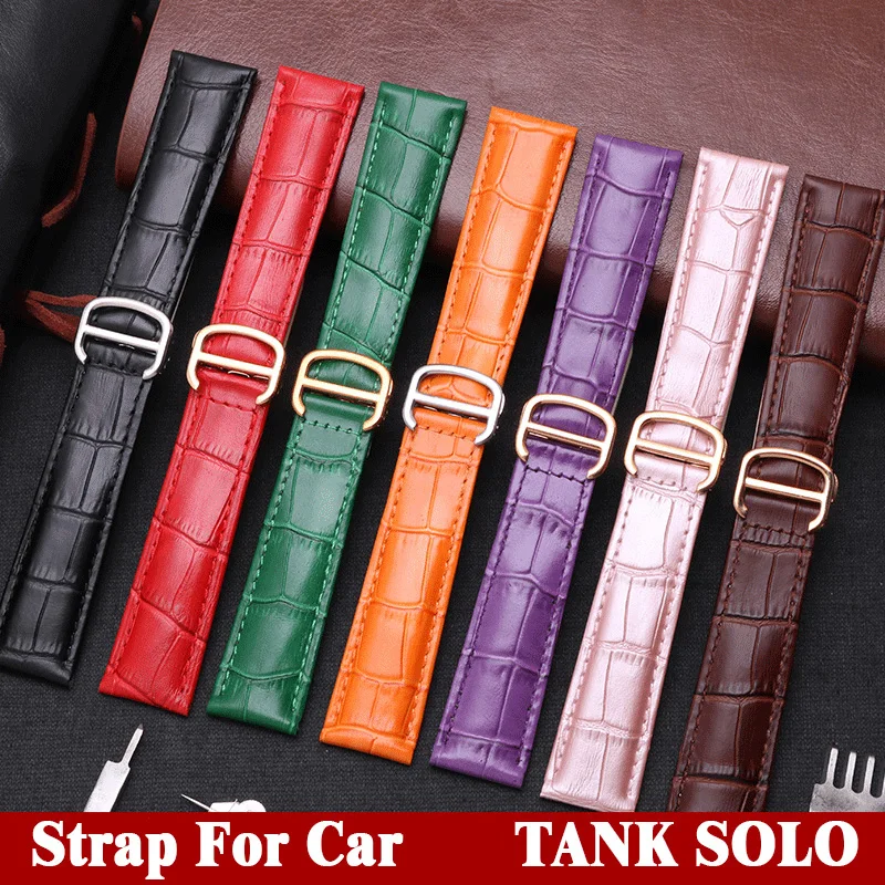 Ремешок из натуральной кожи под крокодиловую кожу для часов|Ремешки часов| |