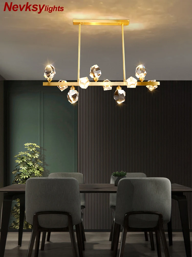 

Luxury ceiling chandeliers dining room crystal chandelier bedroom brass chandelier lighting kitchen fixtures led copper lustres