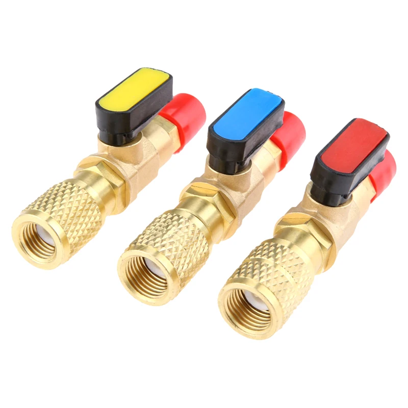 Воздушный Кондиционер холодильник фторид предохранительный клапан латунь Малый