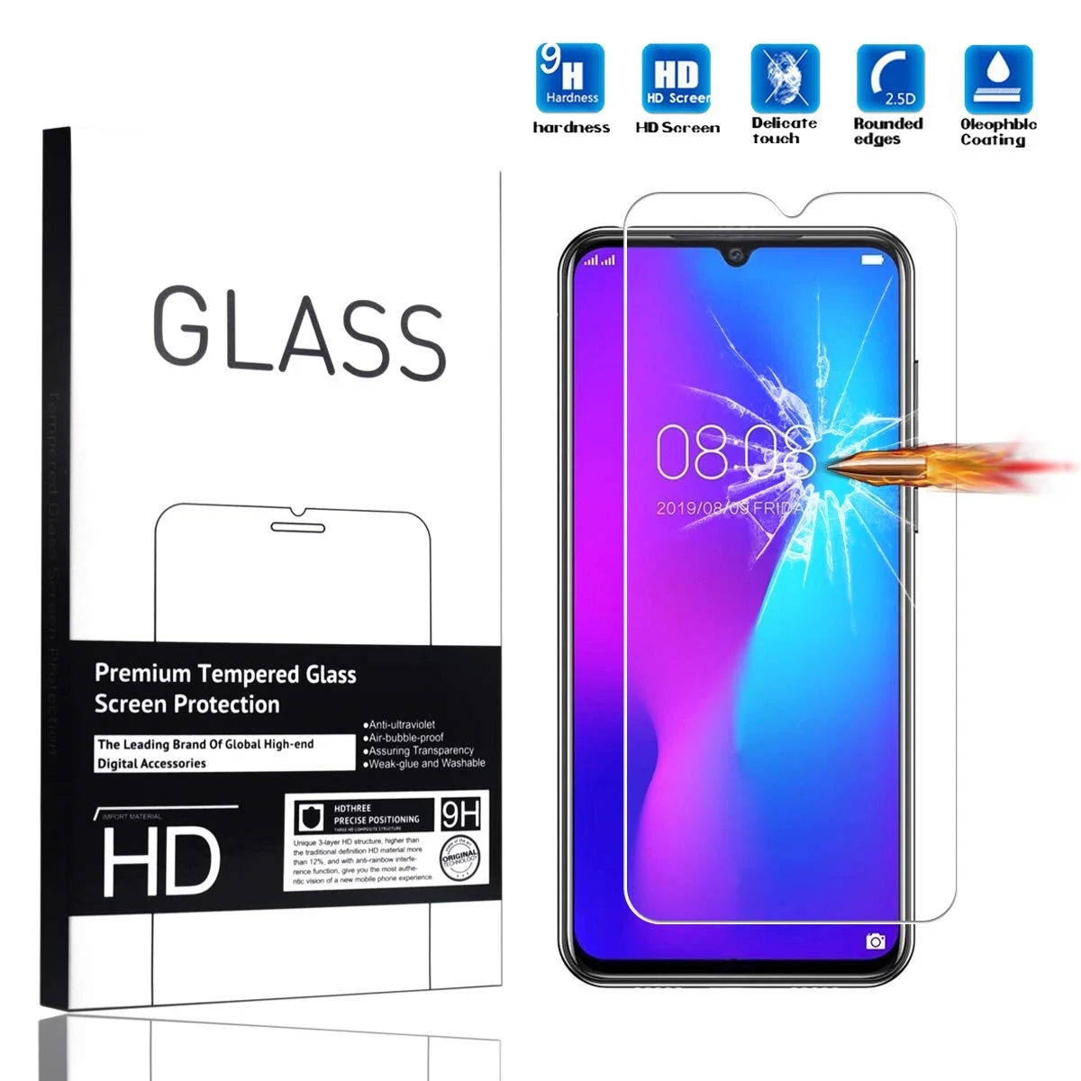 Закаленное стекло Для Doogee N 20 N20 защитная пленка 6 3 дюйма 9H 2.5D Взрывозащищенная