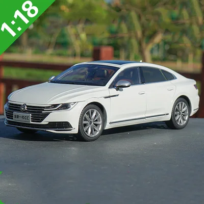 White Высокое качество 1:18 VW CC модель сплава, имитация литого металла модель седана, изысканная коллекция подарков - Цвет: White