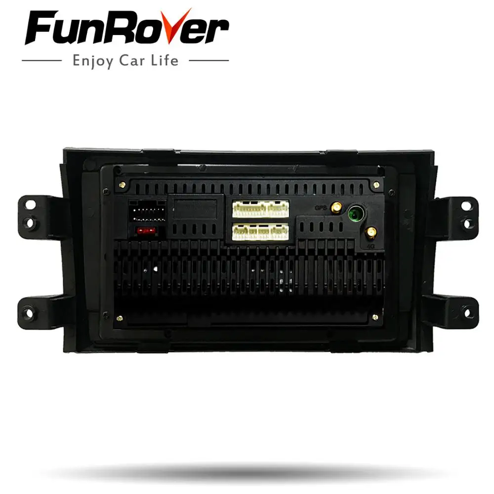 Автомобильный мультимедийный dvd плеер FUNROVER 2 Гб ОЗУ android 9 0 2.5D + IPS gps навигация для