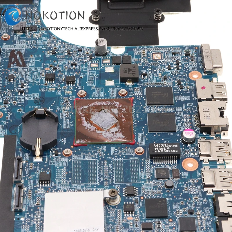 NOKOTION для HP DV6-6000 Материнская плата ноутбука Бесплатная процессор + радиатор