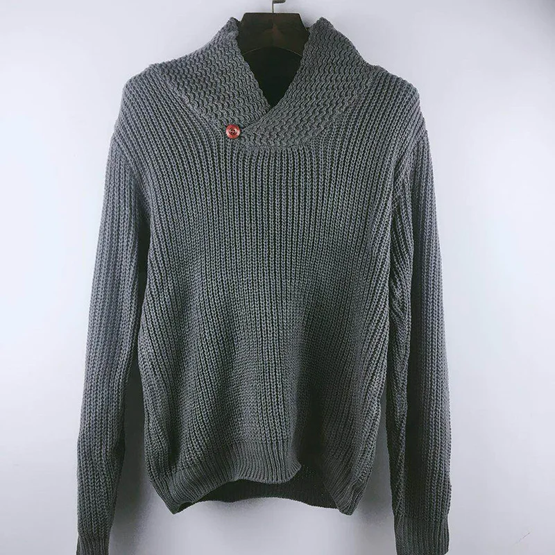 

Large Size Knit Sweater Men Clothes Autumn Spring O Neck Long Slevee Pullovers Tops Loose Streetwear Harajuku Chic Sweaters Mens