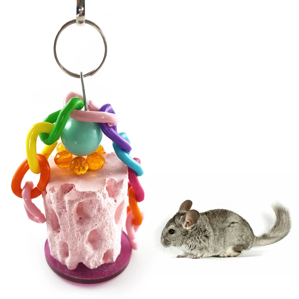 Зубья кальция для заточки зубов игрушечная клетка платформа попугая хомяка