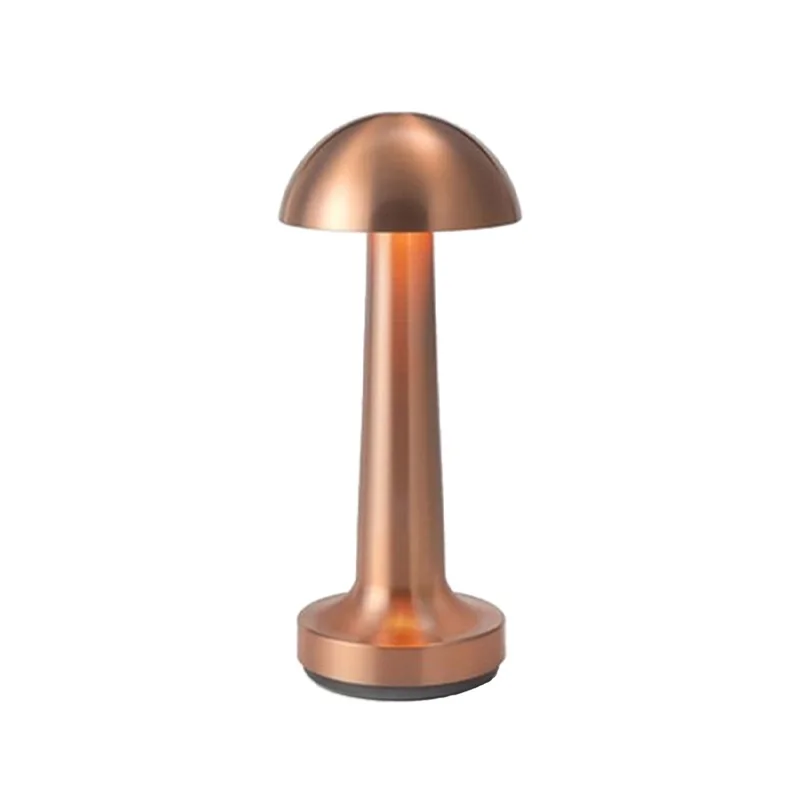 

Touch Sensor Dimmable Brass LED Table Night Light 1800mA Rechargeable Gold Desk Lamp For Bedside Bar Restaurant Coffee Shop