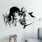 Аниме модные наклейки на стену манга виниловые наклейки декор для подростков для мальчиков съемные домашние украшения обои для спальни P927