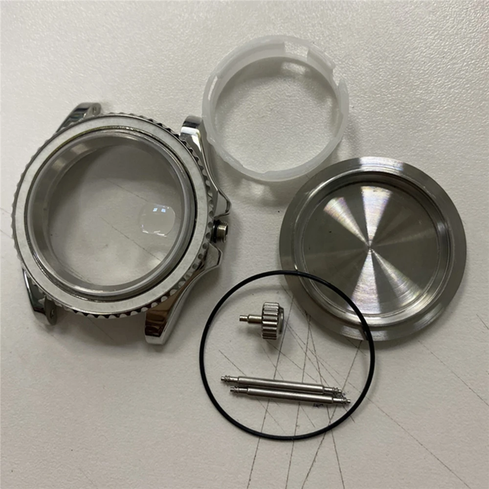 Bidirectional Bezel 40MM Watch Case for Miyota 8215 8200 821A for Mingzhu 2813 Watch Automatic Mechanical Movement Accessories