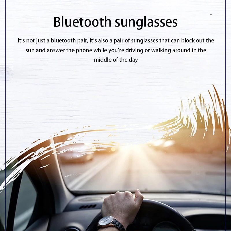 Очки ночного видения спортивные Умные Bluetooth наушники с костной проводимостью