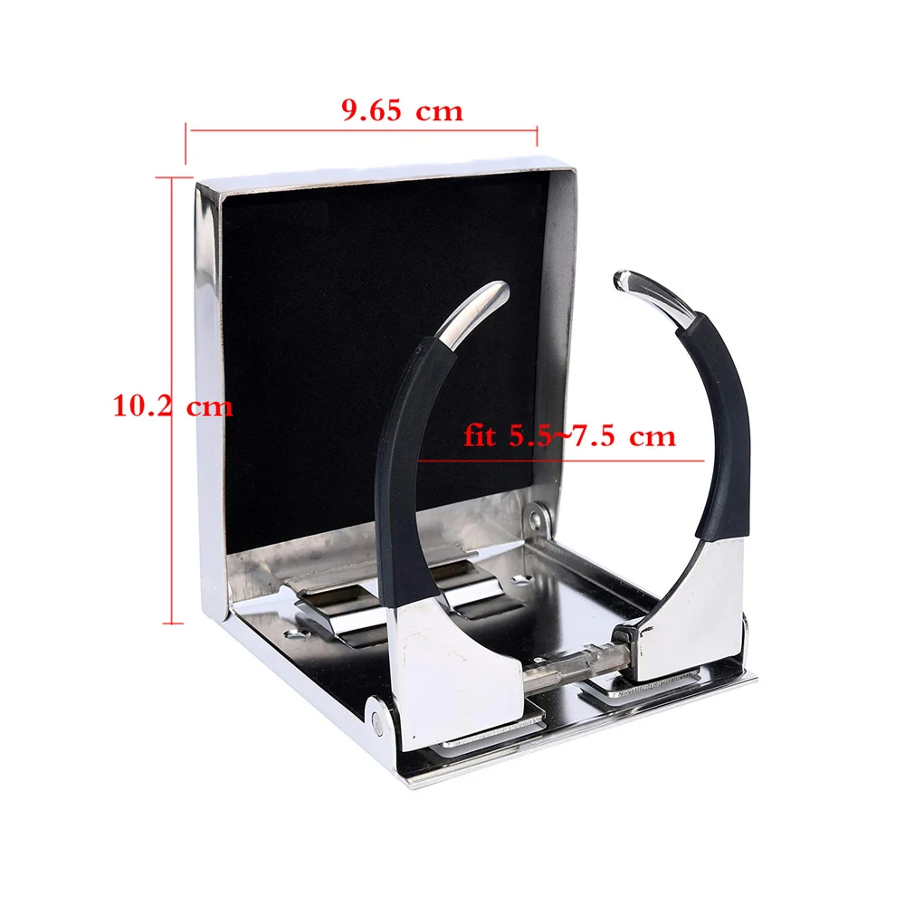 Складной стакан из нержавеющей стали регулируемый Спортивный Держатель для