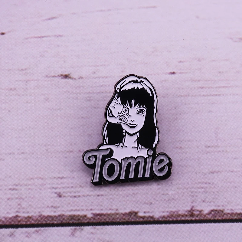 Junji Ito Tomie эмалированная булавка для красивых фанатов манги ужасов
