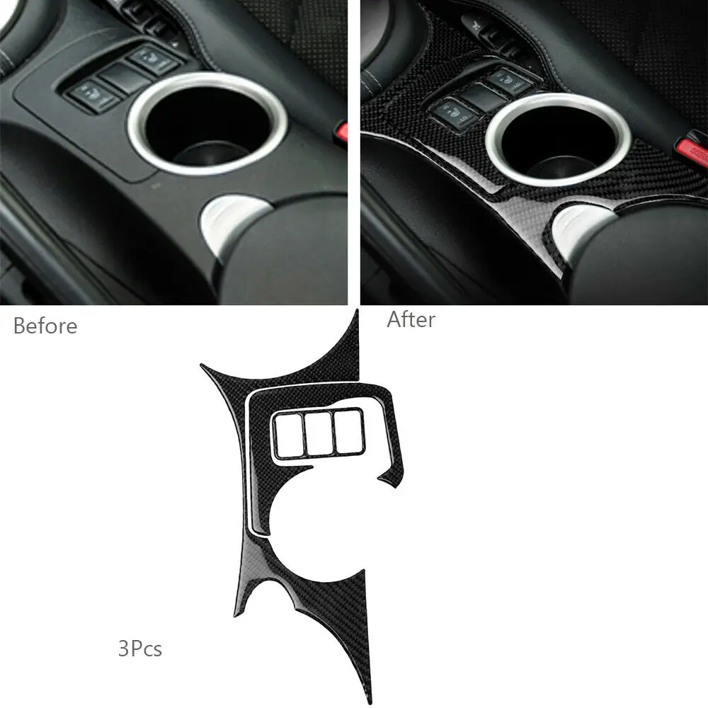 

Water-Proof Central Console Panel Trim Cover Sun-Proof Left-Handed 3PCS/Set