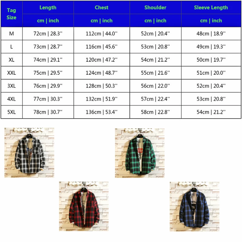 Клетчатая Мужская рубашка весна-осень 2020 новая фланелевая клетчатая с длинным