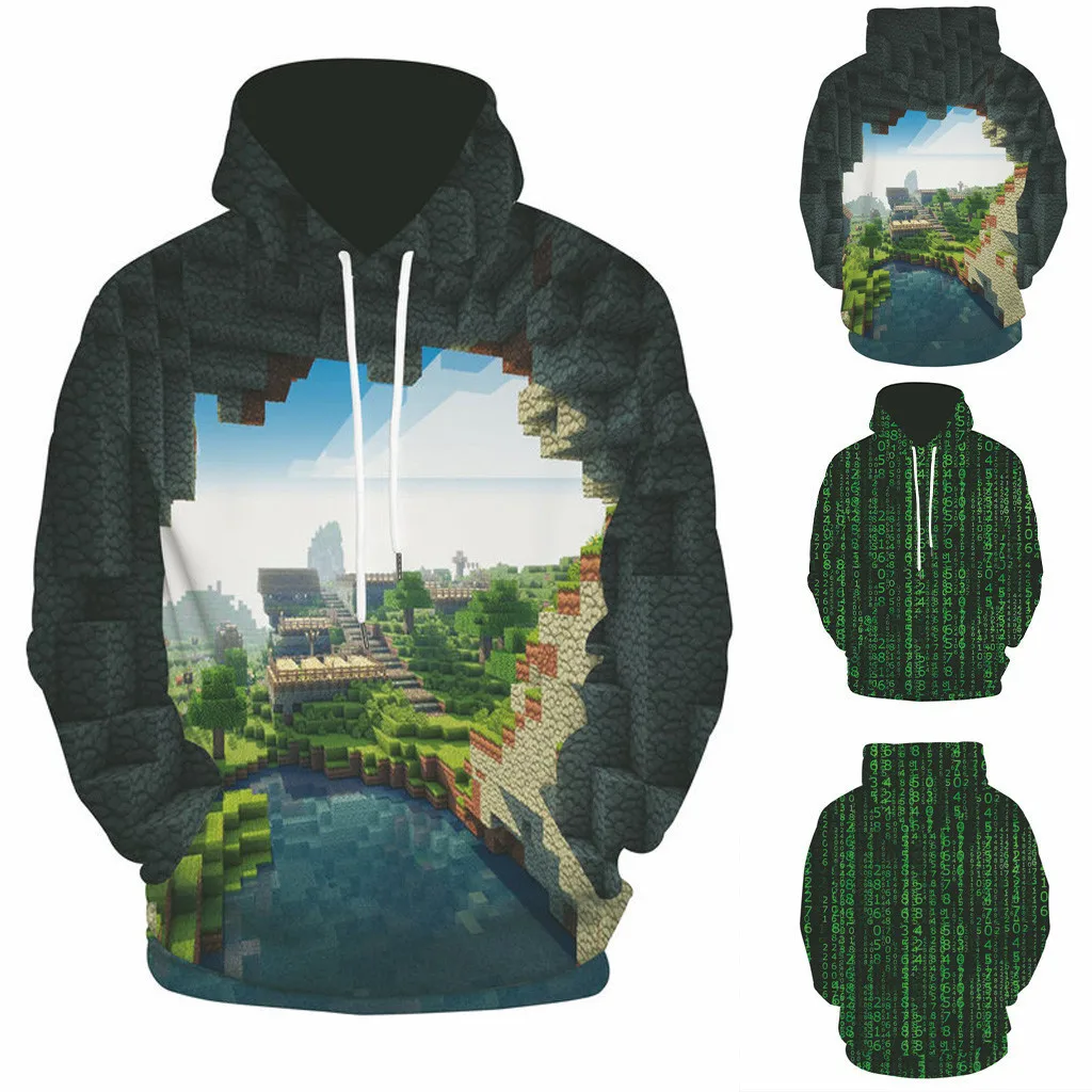 Спортивная одежда с длинными рукавами сезон осень 3D мужская 2019 | Мужская