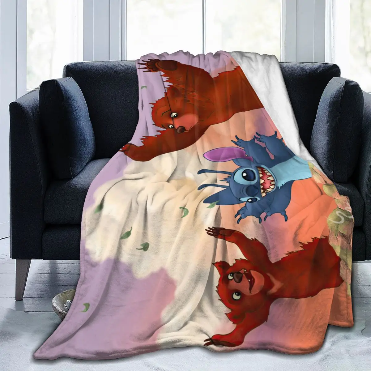 

Ультрамягкое одеяло для дивана, покрывало, мультяшное Фланелевое постельное белье, покрывало для дивана, украшение для спальни для детей и ...