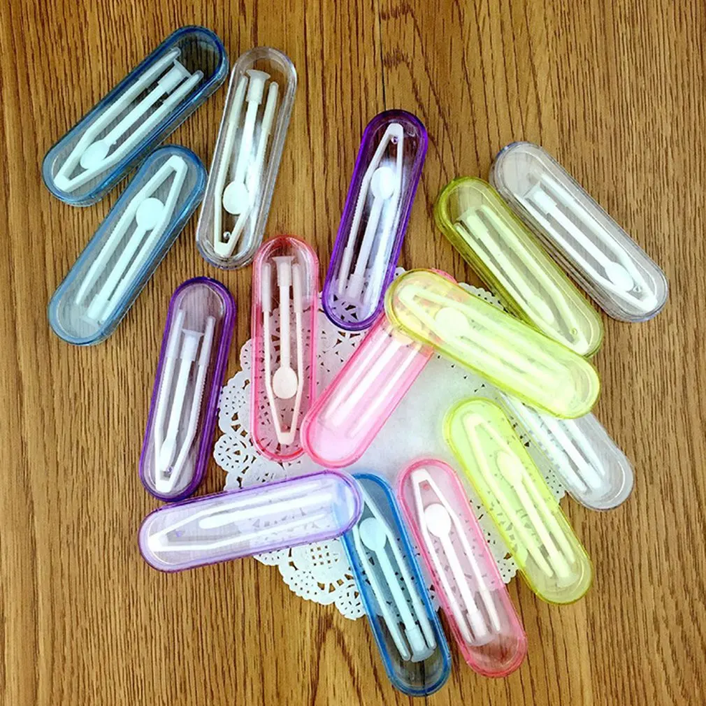 Простой Скорпион палочка комплект коробка контактные линзы 331 для ухода за