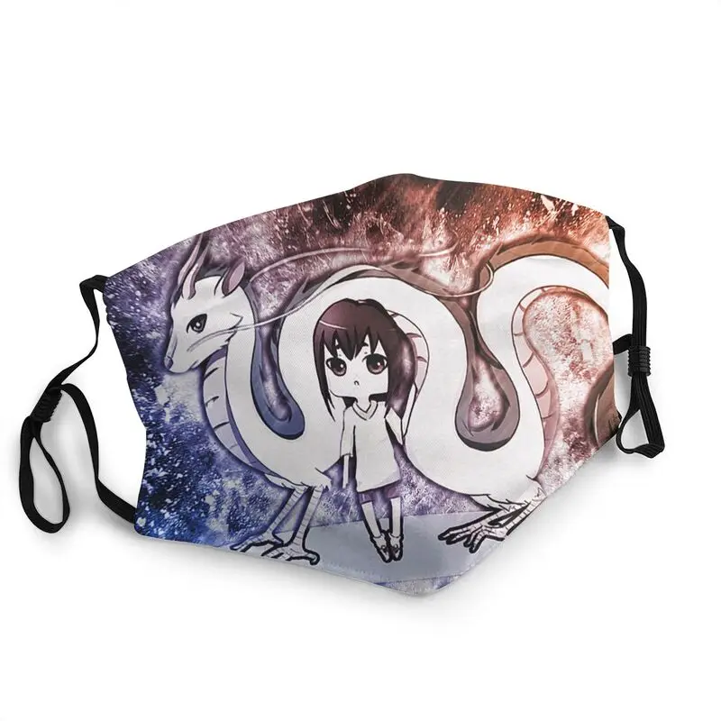 

Аниме маска для лица Miyazaki Hayao унисекс, непромокаемая маска против пыли и смога, респираторная маска, не одноразовая
