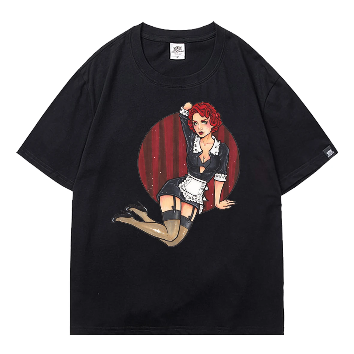 

American Horror Story Oversized T-shirt Mens Punk 1984 Letter Print Men T-shirt Boys Harajuku Streetwear Summer 2021 Tops & Tees