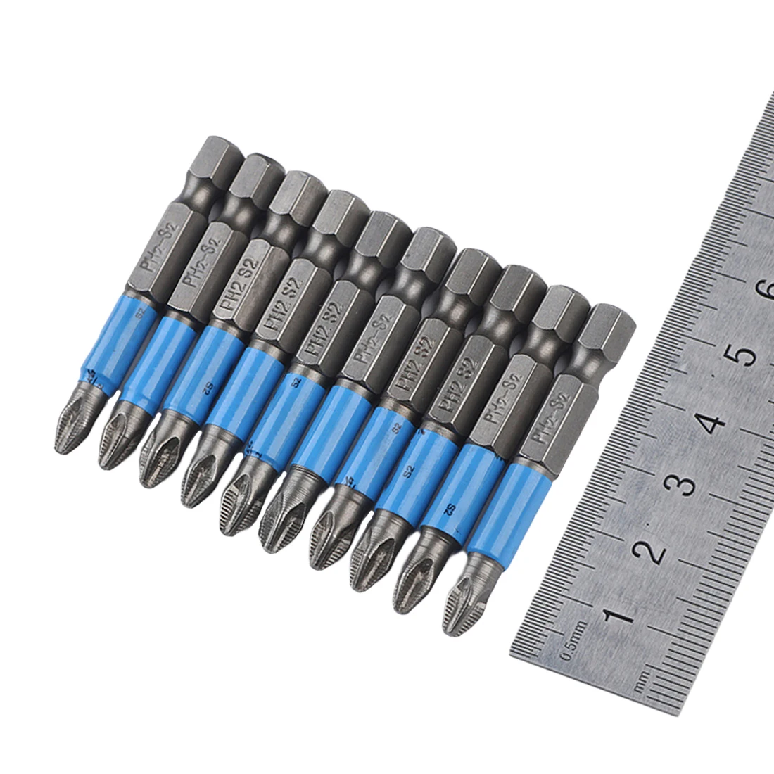 

1/10Pcs Screwdriver Bits Set PH2 Anti-slip with Magnetic 1/4" Hex Shank Fits Hand Electric Drill Driver Hand Accessories