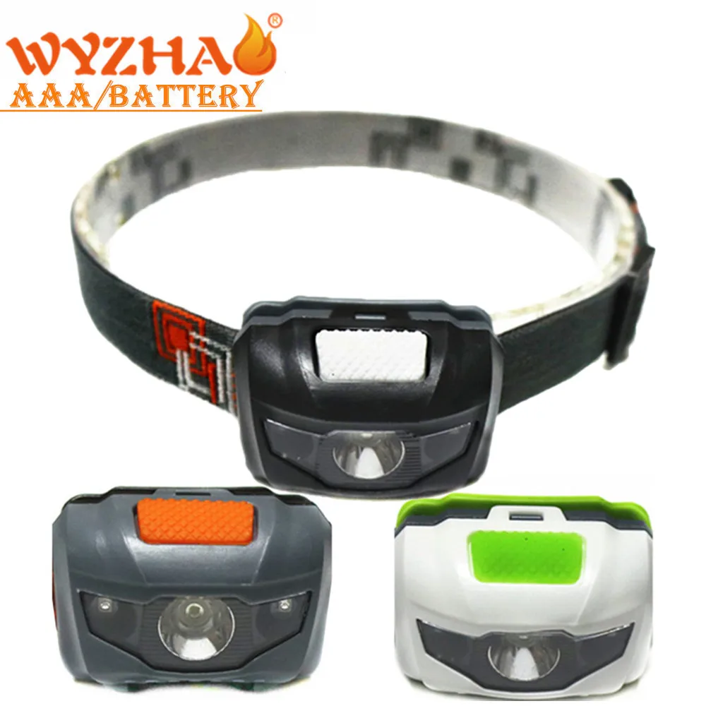 Налобный мини фонарь 3 светодиода 4 режима на батарейках ААА|Налобные LED-фонари| |