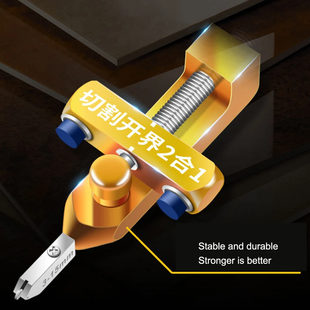 2 в 1 режущее колесо нож инструменты Керамическая плитка резка стекла Алмазный