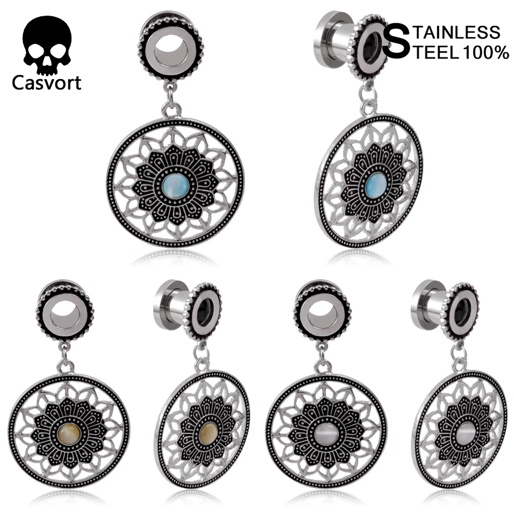 Casvort 2 шт. Новые висячие ушные вкладыши для пирсинга ювелирные изделия из
