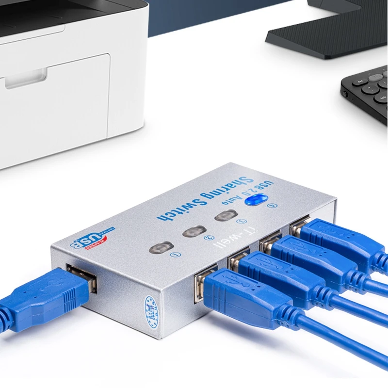 Это-хорошо USB принтер маршрутизатору 4-Порты и разъёмы автоматический