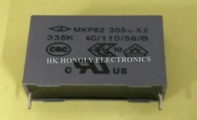 10 шт. MKP62 305V X2 335K 3 мкФ P = 37 мм пленочный конденсатор|Аксессуары для переключателей|
