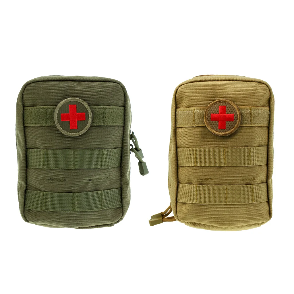 

2 Pieces Durable Compact EMT Pouch Medic EMS Paramedic Molle First Aid Pouch