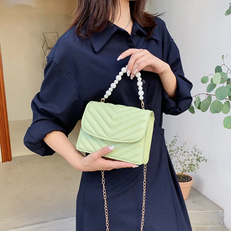 Недорогая сумка-мессенджер Женская квадратная мини-сумка новинка 2021 Корейская